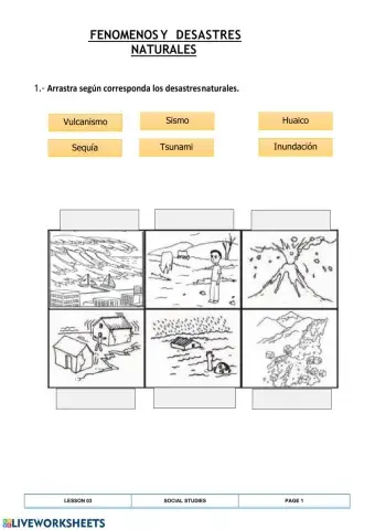 Fenomenos y desastres