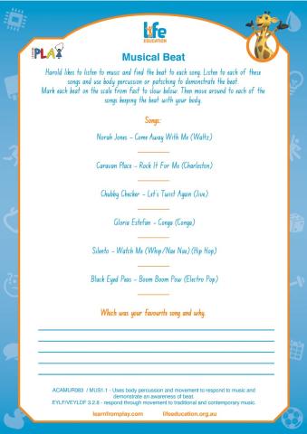 Life Ed - Musical Beat
