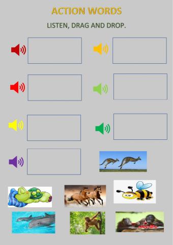 Action words