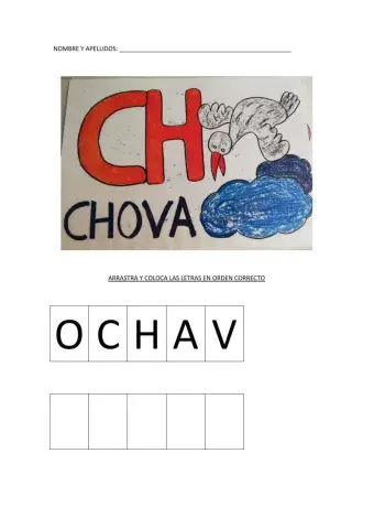 Letras chova