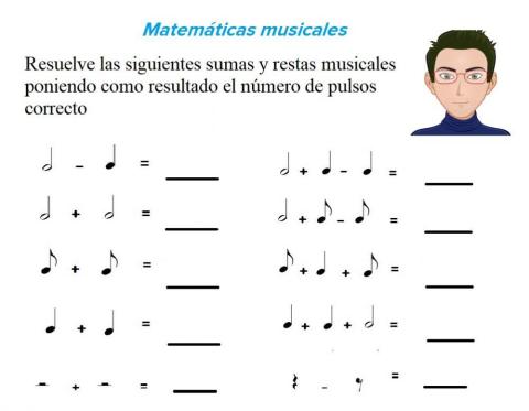 Matemáticas musicales: de la corchea a la blanca