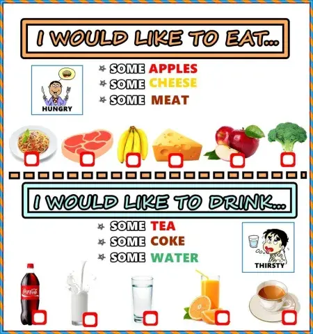 I would like to eat-drink...