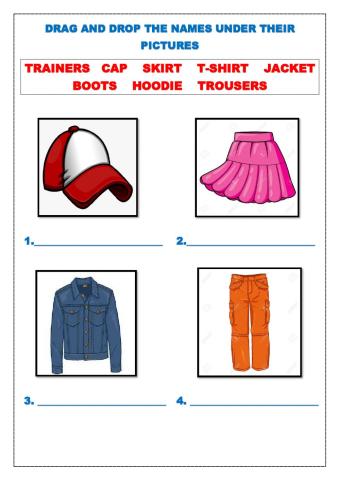 Look, drag and drop the names