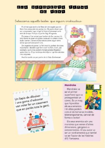 Els tipus de textos