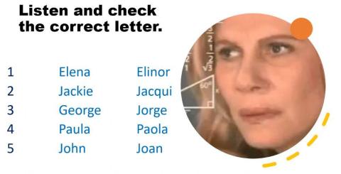 Alphabet - Listening