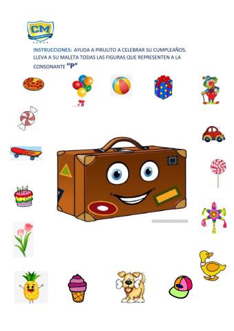 Figuras de la letra P