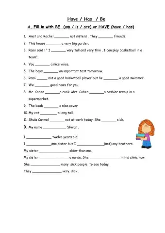 Have - has, am, is , are