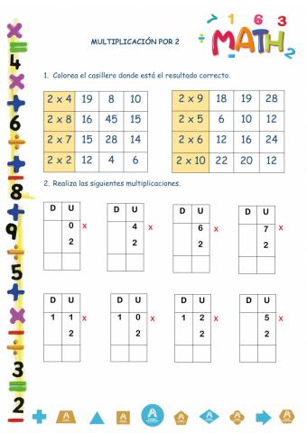 Multiplicación por 2