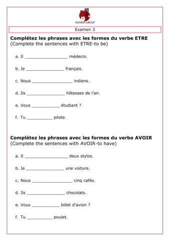 French Corporate Training - Test 1 (13-08-2020)