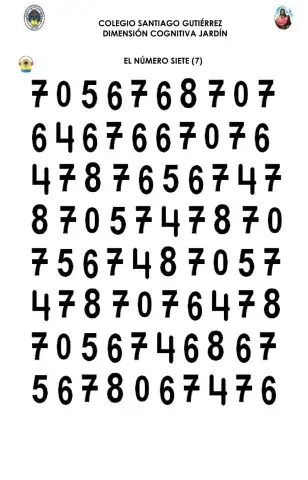 El número siete (7)