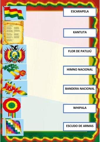 Simbolos patrios de Bolivia