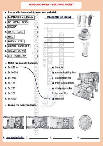 Food - peruvian money