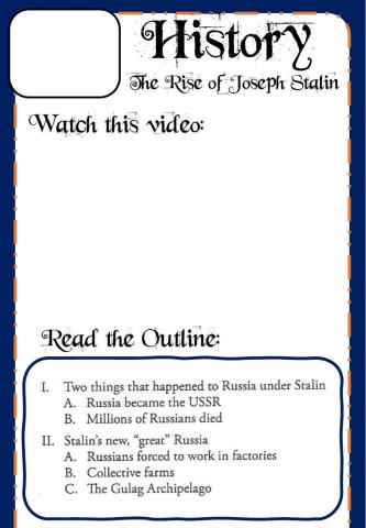 Week 24 - History B - The Rise of Stalin