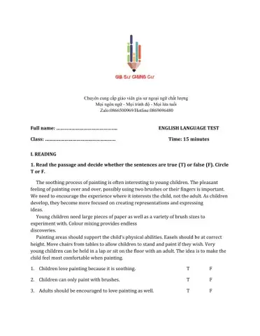 Lớp 7 - Unit 5 VIETNAMESE FOOD AND DRINK-READING