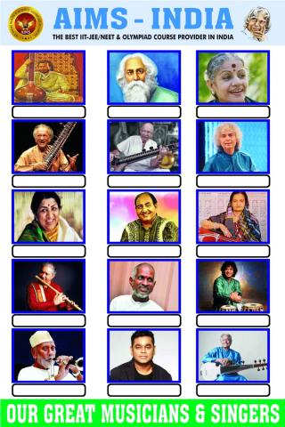 Our great musicians and singers - aims-india