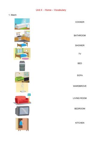 Home - Parts of the house and furniture