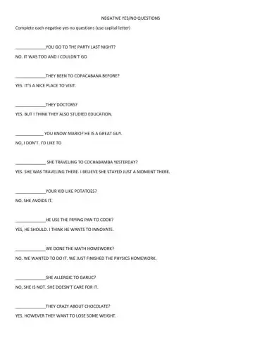 Negative yes-no questions to express surprise