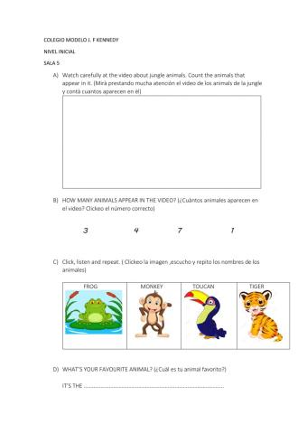 Walking in the jungle