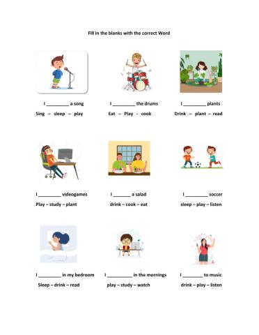 Simple Present Verbs