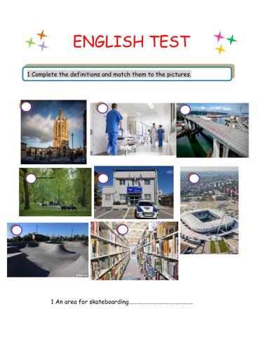 English test - 2nd year