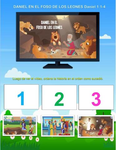 Daniel en el foso de los leones