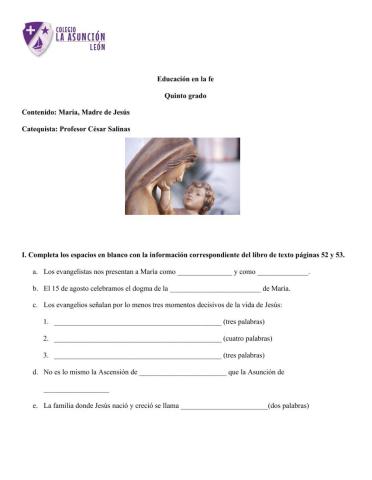 María, madre de Jesús