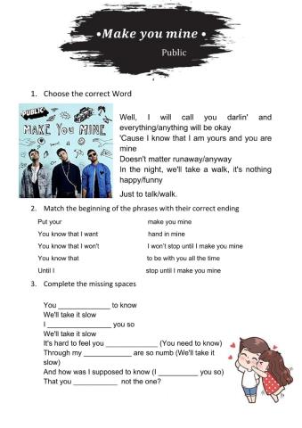 Make you mine - Public