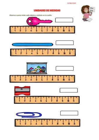 Unidades de medida de longitud- el centímetro