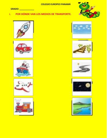 Vias y medios de transporte