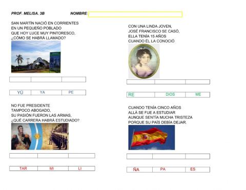 Adivinanzas sobre san martin