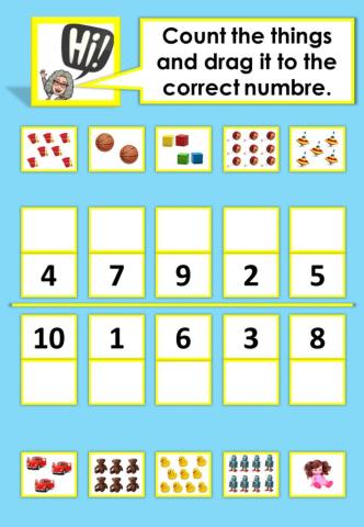 Numbers from 1 to 10