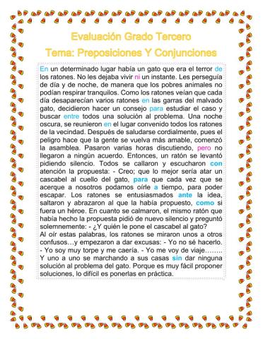 Preposiciones y conjunciones