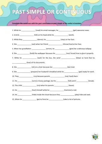 Past simple or continuous