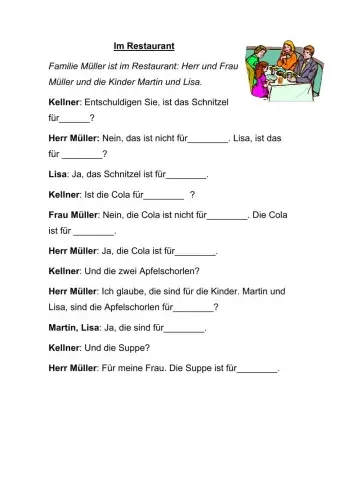 Im Restaurant