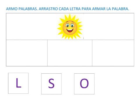 Armar palabras