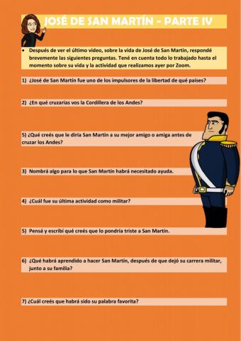 José de San Martín - Parte 4