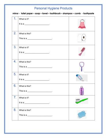 Personal Hygiene Products