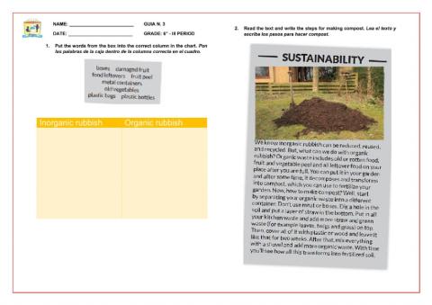 Respect the environment Exercise