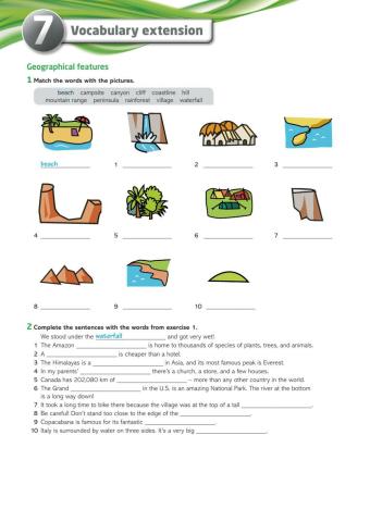 Geographical Features