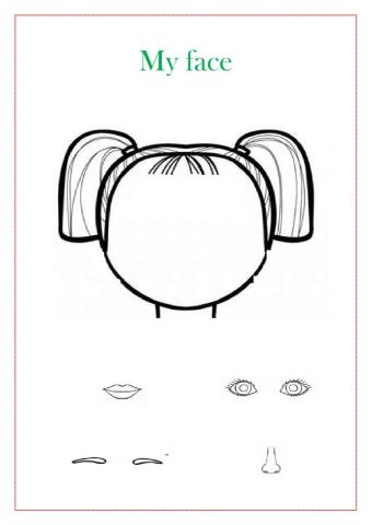 My face