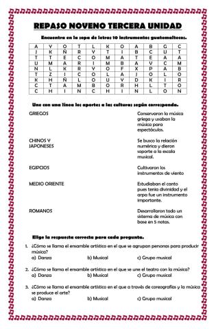 REPASO NOVENO BLOQUE III