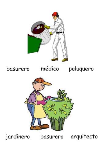 Aprende a leer vocabulario profesiones.