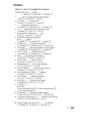 English file pre-int UNIT 4