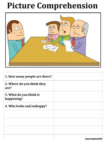 Picture comprehension