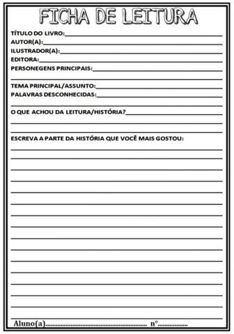 Ficha de Leitura