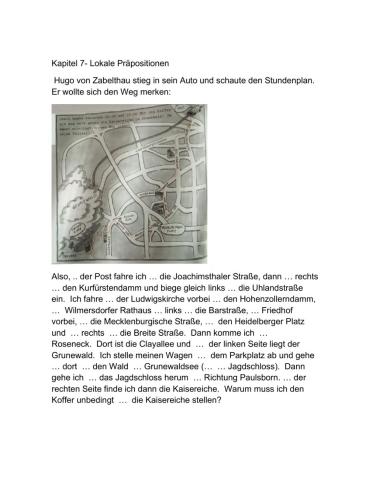 Lokale Präpositionen