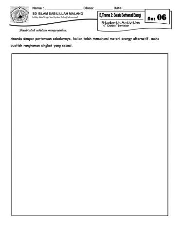 Lks 06 percobaan energy alternatif