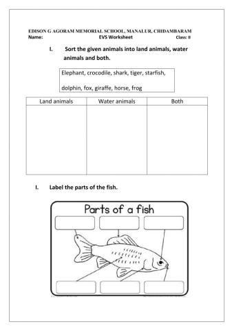 Animals are different