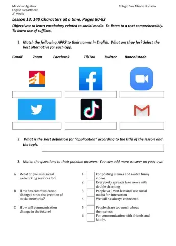 140 characters at a time