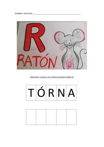 Letras ratón
